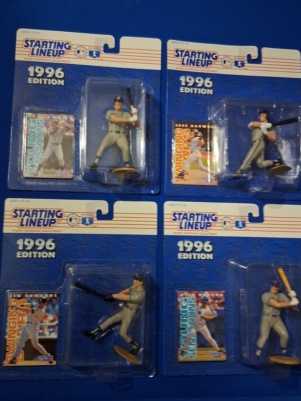 Lot Of 4 MLB 1996 Starting Lineups